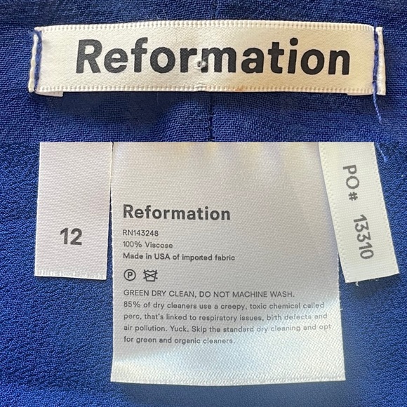 Reformation Watson Midi Dress in Soho - Picture 9 of 9